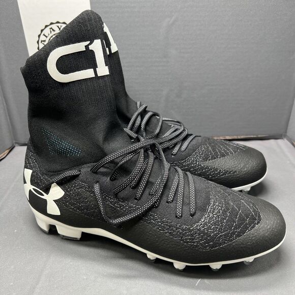 Under Armour C1N MC 3022659-001 Shine thru The Shade Black/white Men Sz 9.5 NEW main image 6